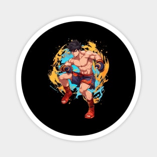 Muay Thai Training Magnet